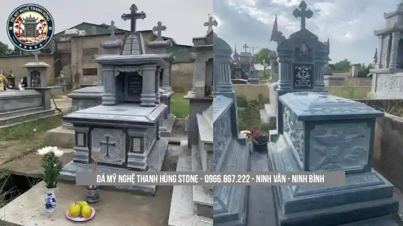 Tất cả tạo nên một công trình trang nghiêm, thể hiện đức tin sâu sắc.