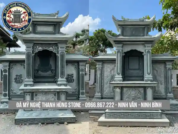 Mẫu Lăng Mộ Đá Đẹp - Mã 02